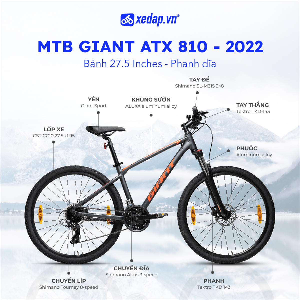 xe đạp giant 2022